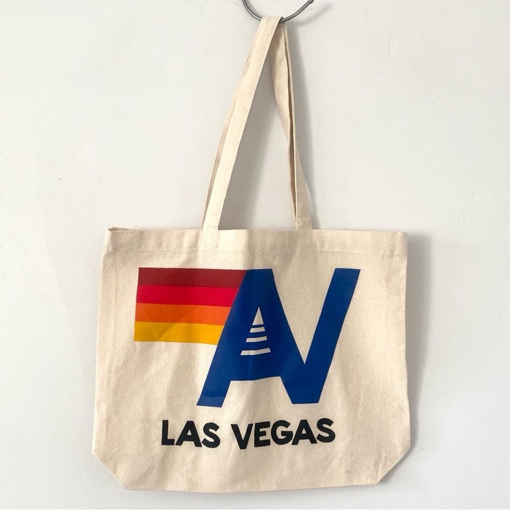 Aviator Nation canvas tote bag Las Vega New Lightweights Travel Beach Vacation